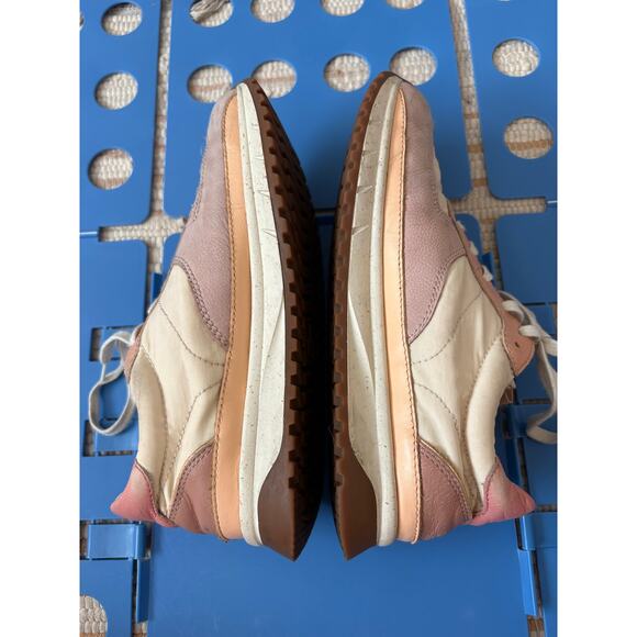 Madewell Trainer Sneakers in Washed Nylon Leather Retro Sz. 7 - Picture 7 of 9